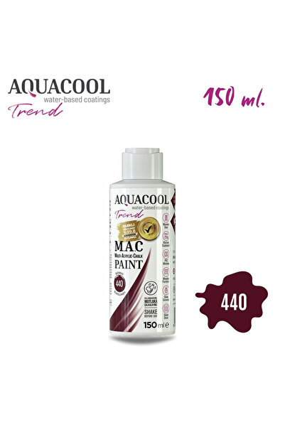 Genel Markalar Aquacool Multi Akrilik Boya 150ml 440 Bordo