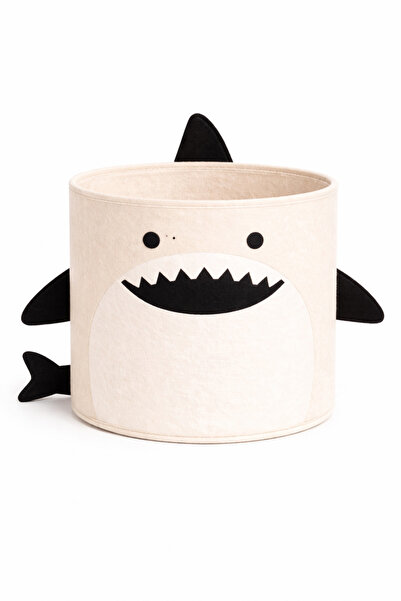 Cherry Bloom Cotton Οργανωτής Καλαθιού Παιδικού Δωματίου Shark 35 εκ