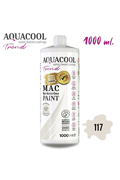 ofisturka Aquacool Multi Akrilik Boya 1000ml 117 Eski Beyaz