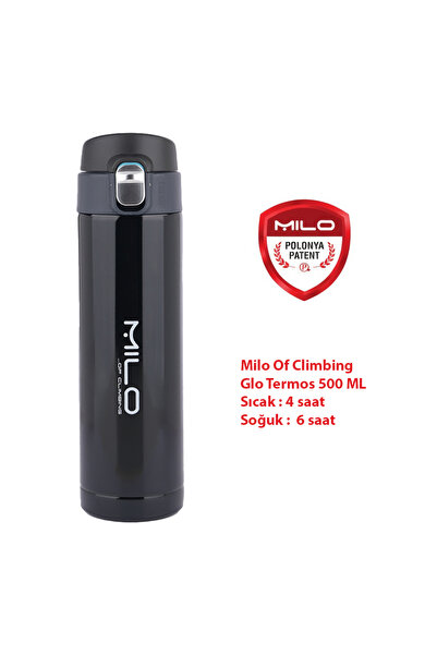 Milo Of Climbing The Glo 0,50 L Steel Thermos Black Hot Cold Mug