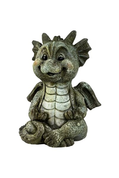 İKO Διακοσμητικό Μωρό Δράκος για Εξωτερικούς ή Εσωτερικούς Χώρους, 34 εκ., Γι...