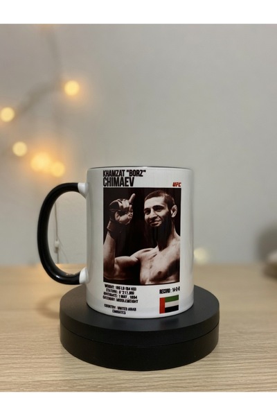 BARDART كوب بورسلين بتصميم UFC KHAMZAT CHIMAEV