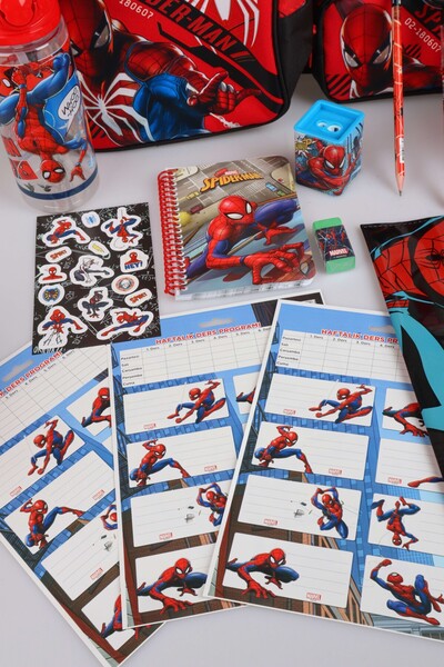 SPIDERMAN x Dekomus Lisanslı Gamevers Collection Kırtasiye Seti & Okul,Kalem ve Termoslu Beslenme Ça