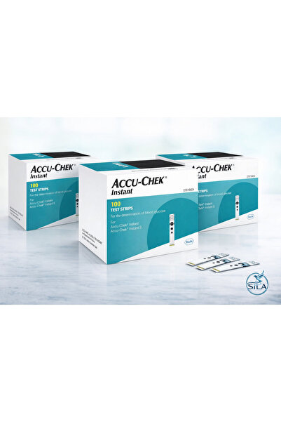 ACCU-CHEK Instant باقة التوفير : 300 شريط أكيوتشيك إنستانت (3 عبوات × 100) - ...