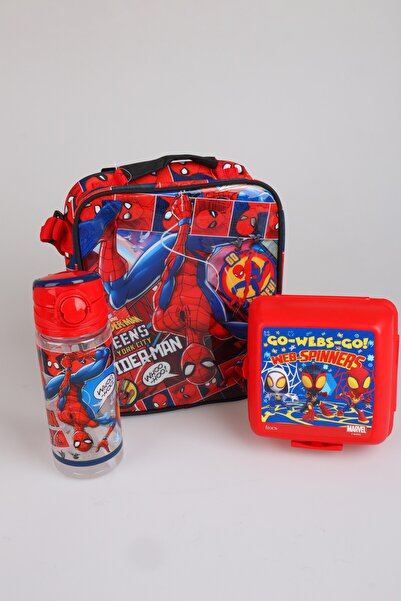 SPIDERMAN x Σετ Φαγητού, Δοχείο Φαγητού και Μπουκάλι Νερού με άδεια χρήσης απ...