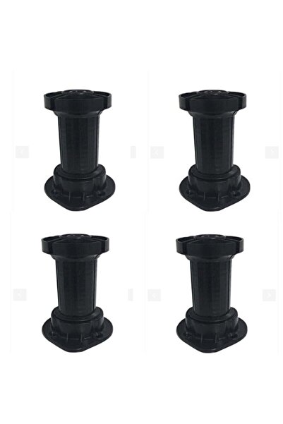 tify Ρυθμιζόμενο Λευκό Πόδι Κρεβατιού Μαύρο 10/15 εκ. 4 Τεμάχια