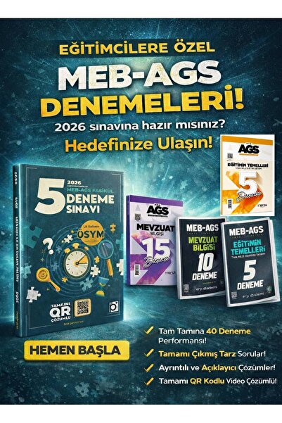 Marka Yayınları Marka + Bigelio 2026 MEB AGS Eğitim Bilimleri + Eğitim Temell...