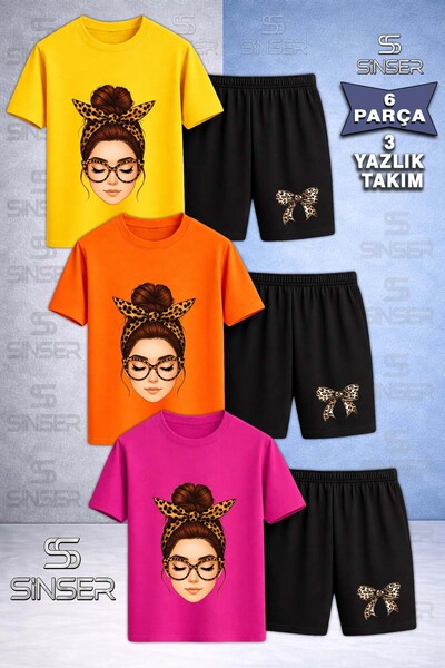 SS SİNSER Παιδικό ΚΟΡΙΤΣΙΣΤΙΚΟ ΣΕΤ 3 ΤΕΜΑΧΙΩΝ με Ειδικό Τυπωμένο Μπλουζάκι με...