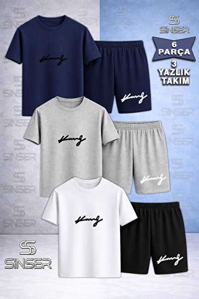 SS SİNSER Παιδικό KING IMZA BLACK Μπλουζάκι με ιδιαίτερη στάμπα με λαιμόκοψη ...