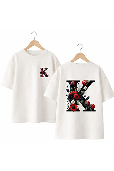 playwear Μπλουζάκι με στάμπα Ladybug Letter K στην πλάτη και στο στήθος, 100%...