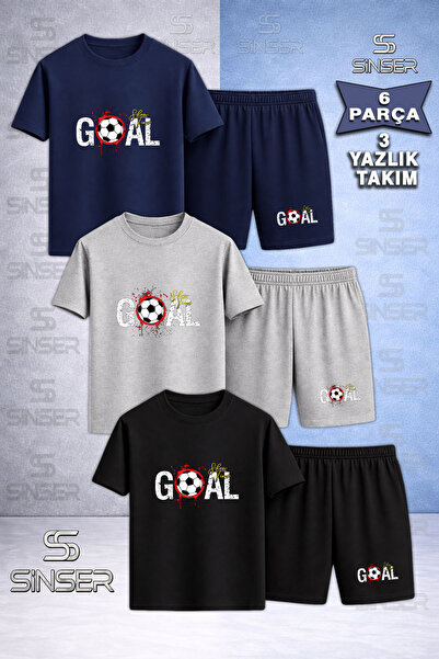 SS SİNSER Παιδικό ΣΕΤ Μπλουζάκι και Σορτς με Ειδική Εκτύπωση GOAL LEKELI WRIT...