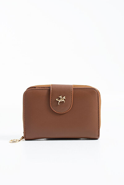 DEV 3 ADAM Γυναικείο πορτοφόλι Nasbag Tan με θήκη για κάρτες και θήκη για κέρ...