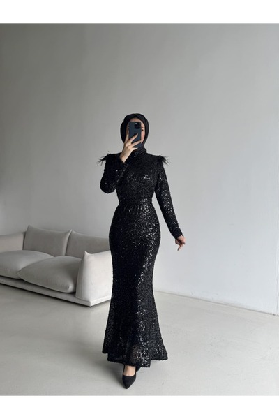 winessa moda Arya Pul Payetli Abiye