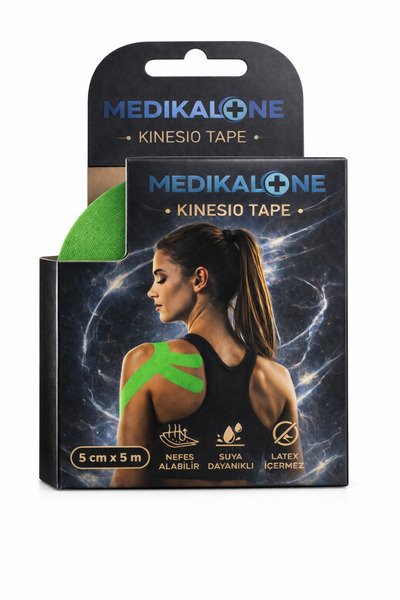 MEDIKALONE شريط كينيزيو (شريط كينيسيو) لتخفيف الآلام 5×5، شريط احترافي لدعم ا...