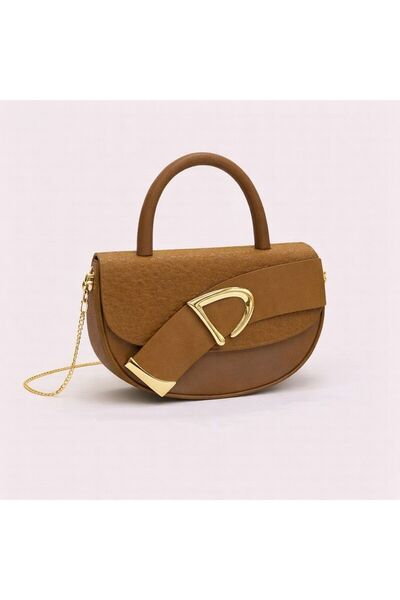 mothers dream Women’s Elegant Top Handle Shoulder Bag with Gold Accent – Styl...
