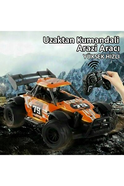 Oyunsal 2.4Ghz Yüksek Hızlı 4 Kanal Kumandalı Metal Alaşım RC Arazi Arabası O...