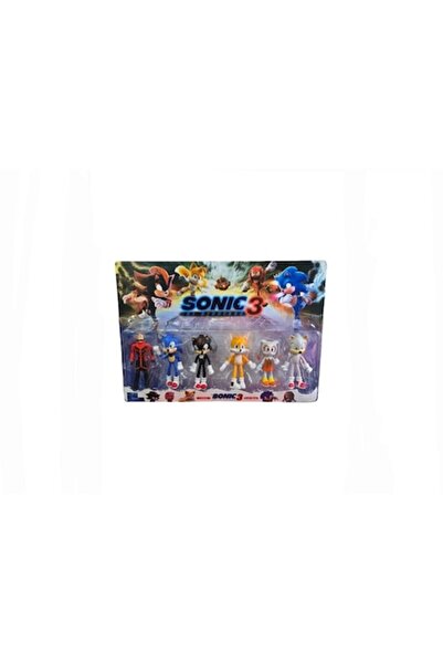 MASHASHOP Set de 6 figurine Sonic 3