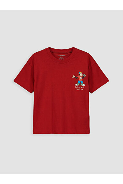 LC Waikiki Quality Parts from Çelebi Store Nostalgic Monkey Printed Boy's T-S...