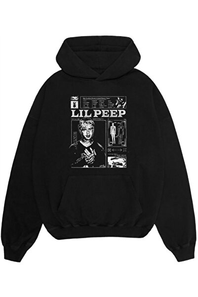 ELFERA LIL PEEP BASKILI SWEATSHİRT