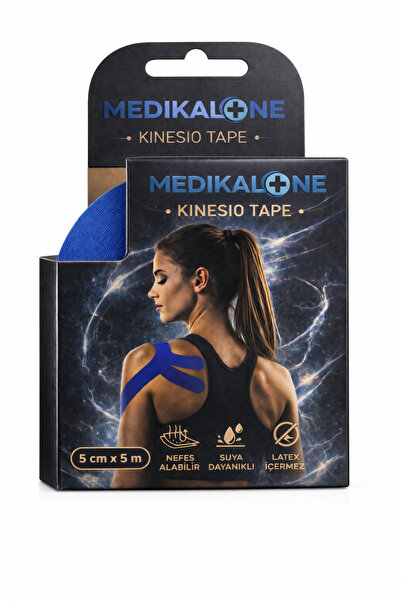 MEDIKALONE Kinezyo Bant (Kinesio Tape) Ağrı Bandı 5x5 Profesyonel Kas Destek ...