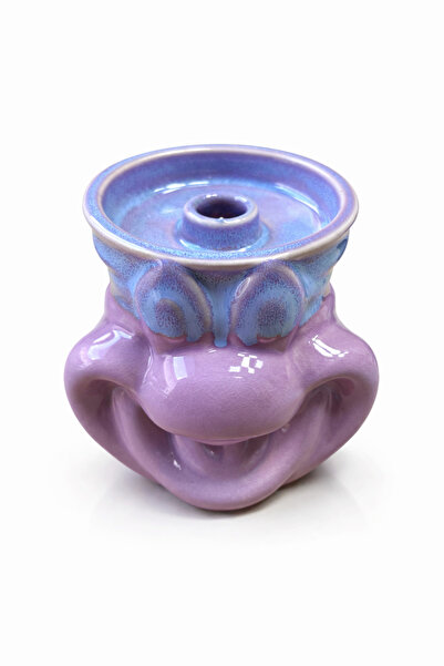 MR EDS L30 Turtle Bowl Nargile Lülesi – El Yapımı Phunnel Lüle 8 cm / 7.5 cm – Premium Seramik