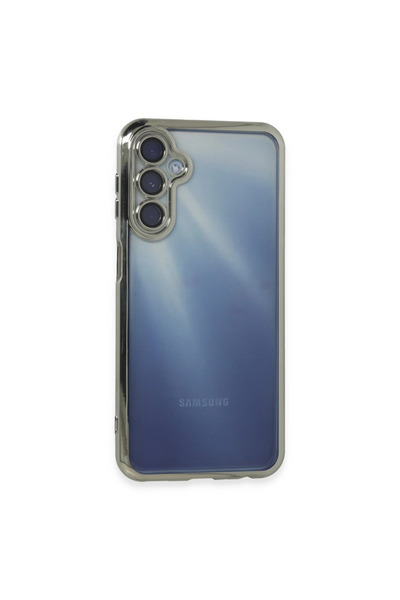 TheGencoo Samsung galaxy a15 4g case with razer lens silicone - silver