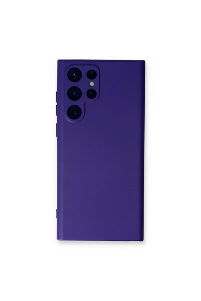 Generic Brand Samsung Galaxy S24 Ultra Case Nano Velvet Silicone Inside - Purple