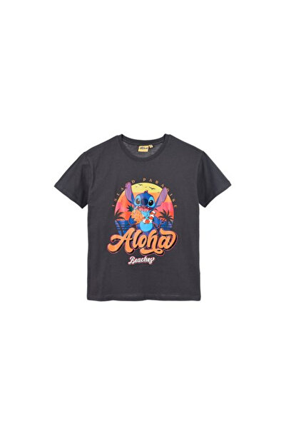 Lilo & Stitch Tricou din bumbac cu mânecă scurtă, model Insular Paradise