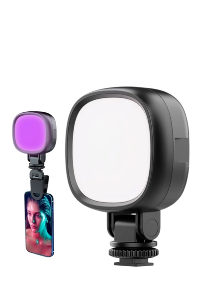 KILIF HOUSE Rgb Led Selfie Işığı 1200 Mah Bataryalı Klipsli Profesyonel Vlog ...