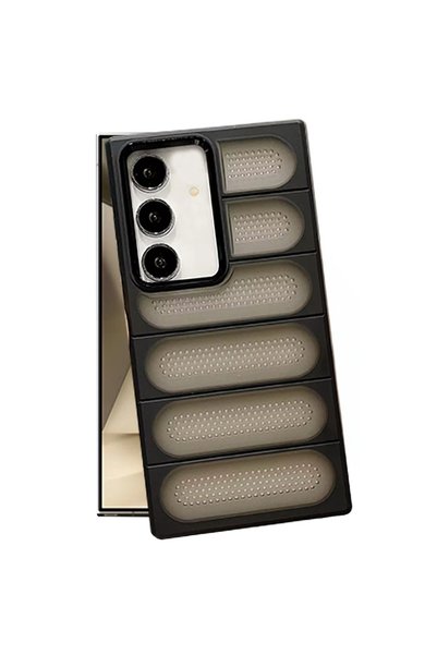 TheGencoo Samsung Galaxy S24 Plus Case Airmax Silicone Cover - Black