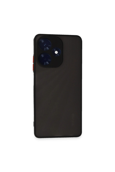 TheGencoo Infinix Hot 30 4g Case Montreal Silicone Cover - Black