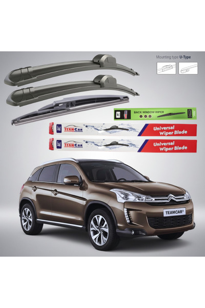 TEAMCAR Citroen C4 Aircross (2012–2017) Επίπεδες Υαλοκαθαριστήρες |   Πλήρες ...
