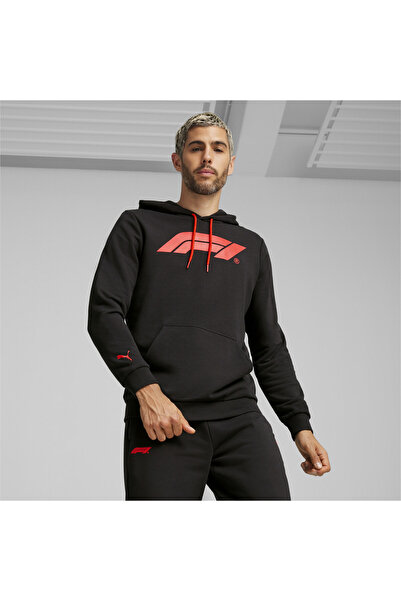 Puma Pánská mikina s kapucí F1® Essentials a logem motorsportu