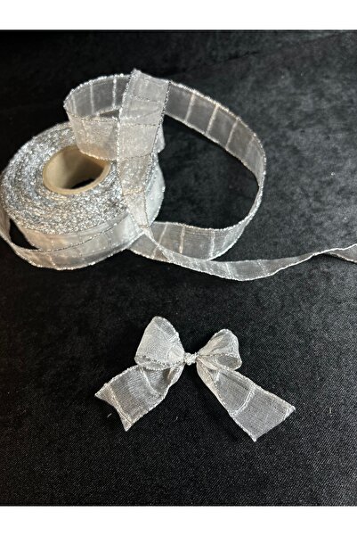 Bridal Luxe Silver Ribbon Bow (20 Pieces)