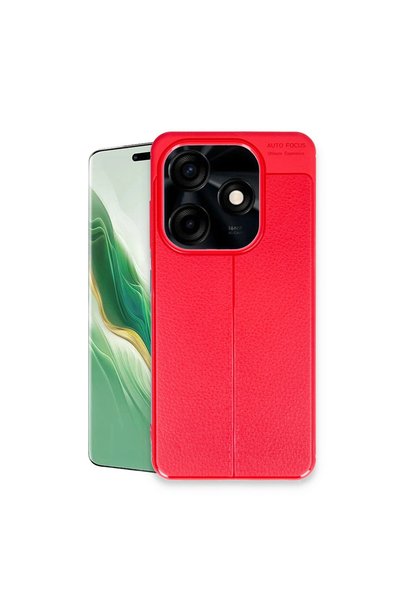 TheGencoo Tecno Spark Go 2024 Case Auto Focus Cover - Red