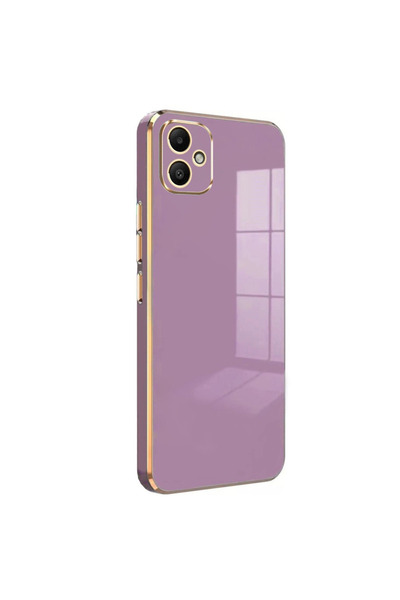 TheGencoo Samsung Galaxy A05 Case Volet Silicone - Purple
