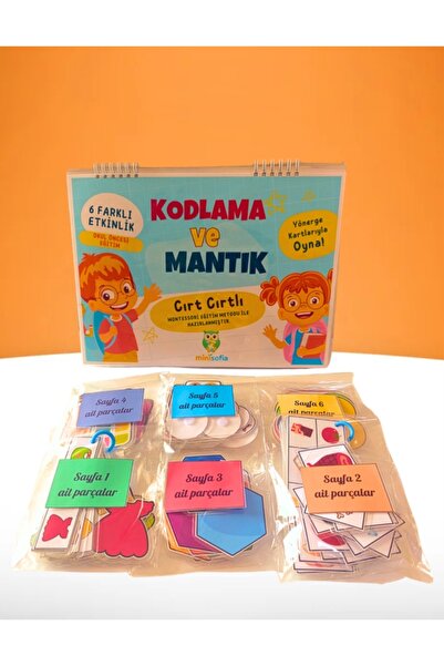 minisofia Montessori Cırt Cırtlı Kodlama ve Mantık Etkinlik Seti