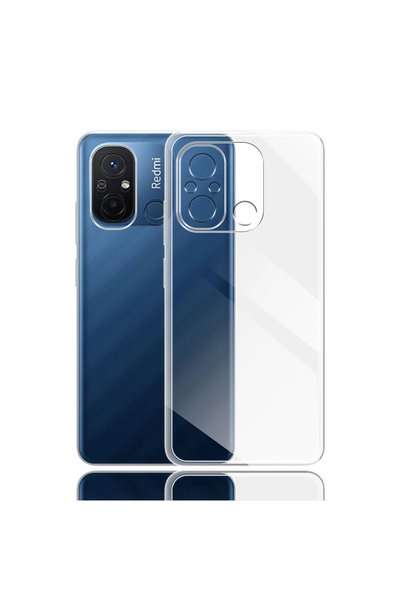 TheGencoo Xiaomi Redmi 12C Case Luxury Transparent Silicone