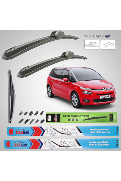 TEAMCAR Citroen C4 Grand Picasso II (2013–2016) Επίπεδες Υαλοκαθαριστήρες |  ...