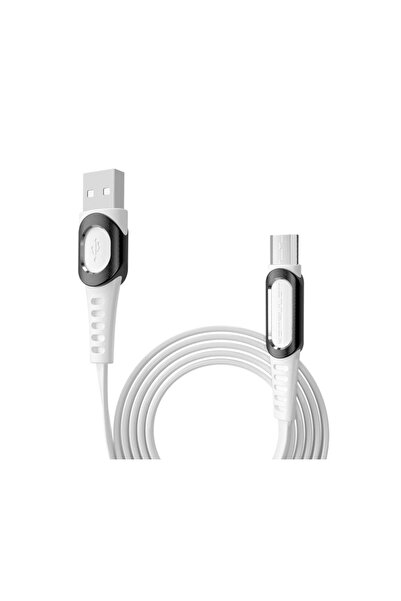EASERA TİCARET كابل USB صغير فائق السرعة Dc01 بطول 1 متر 2.4 أمبير - أبيض