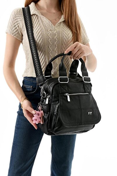 Baginn Y.S.Deri Γυναικεία τσάντα ώμου χειρός Vegan δερμάτινη τσάντα ώμου με χ...