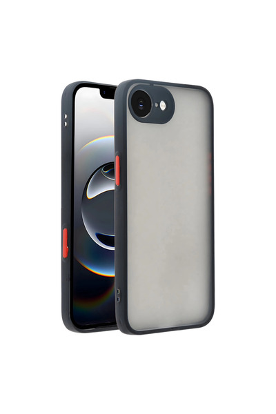NewFace iPhone 17E Case Montreal Silicone Cover - Black