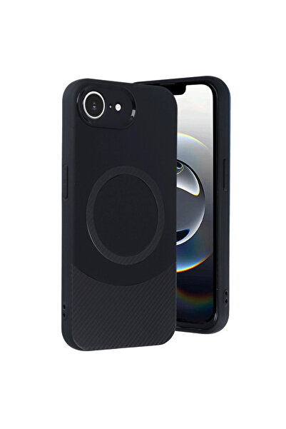 NewFace iPhone 17E Case Maya Carbon Cover - Black