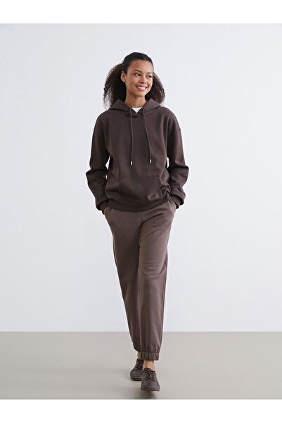 LC Waikiki Women's Thick Jogger Sweatpants with Elastic Waist