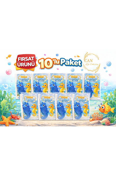 shop Sevimli Denizatı Sabun 10’lu Paket | El Yapımı Gliserinli Çocuk Sabunu