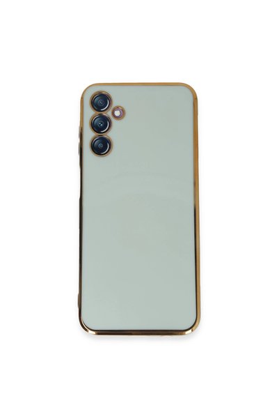 TheGencoo Samsung Galaxy M14 5g Case Volet Silicone - Light Green