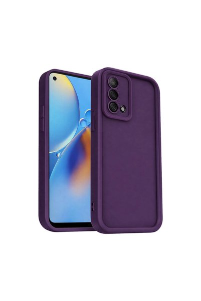 Generic Brand Oppo A74 4g Case Viera Silicone - Plum