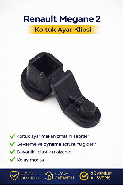 Menhec Otomotiv Renault Megane 2 Koltuk Ayar Klipsi – Koltuk Mekanizma Sabitl...