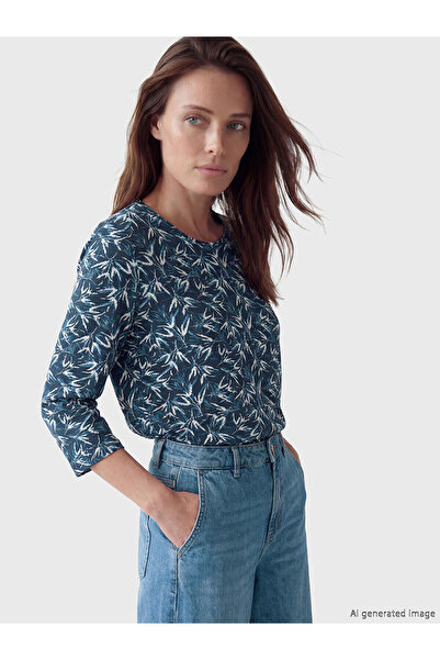 LC Waikiki Peak New Season Crew Neck Patterned Women's T-Shirt