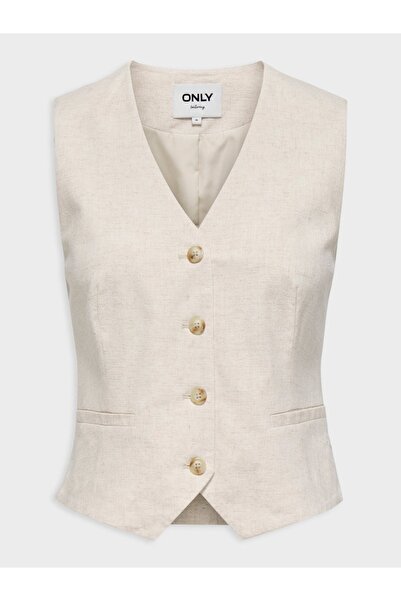 ONLY 15374221 ONLSIESTA S/L LINEN BL VEST TLR